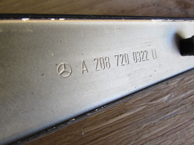 Mercedes Door Panel Wood Trim Strip, Left A2087200322 W208 CLK320 CLK430 CLK55 AMG3